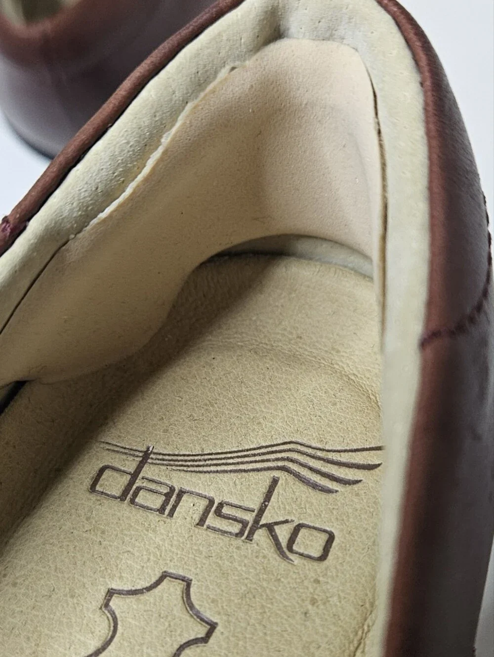 Dansko Collette Mary Jane Russet Burnished Nubuck Brown Women's 37 7